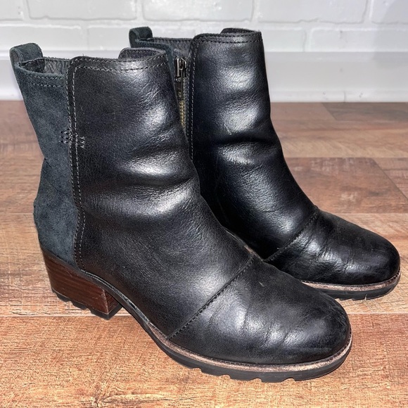 Sorel Women’s Cate Block Heel Bootie - Picture 3 of 15